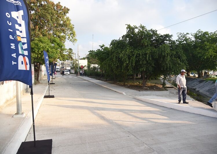 Continúa la modernización vial en Tampico