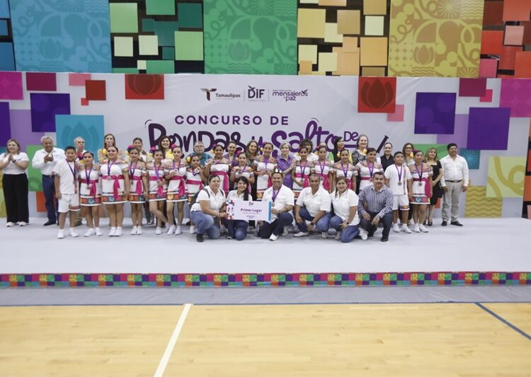 Participan más de 3 mil alumnos en el Concurso Estatal de Rondas y Salto de Cuerda del DIF Tamaulipas