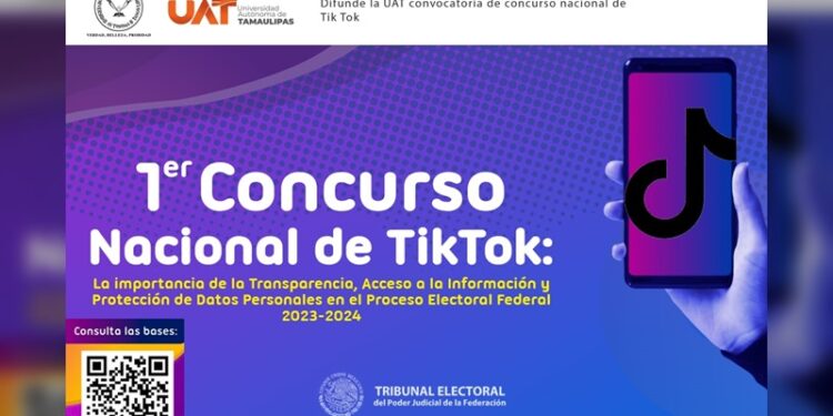Difunde la UAT convocatoria del concurso nacional de TikTok sobre transparencia del proceso electoral federal