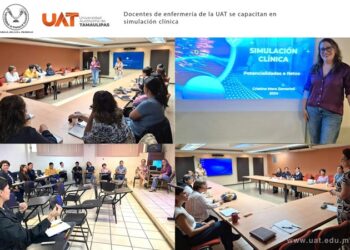 Docentes de Enfermería de la UAT se capacitan en simulación clínica