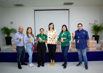 Dona Grupo Cuauhtémoc Moctezuma más de mil 500 litros de agua purificada al DIF Tamaulipas