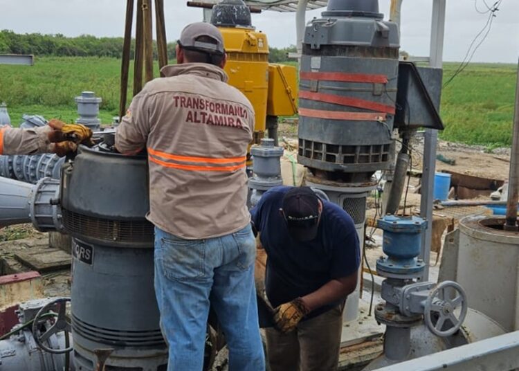 Efectúa COMAPA Altamira trabajos de mejoramiento en planta DUPORT