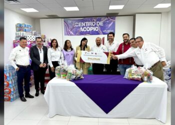 Entrega Secretaría General de Gobierno donativo para damnificados de la tormenta tropical Alberto