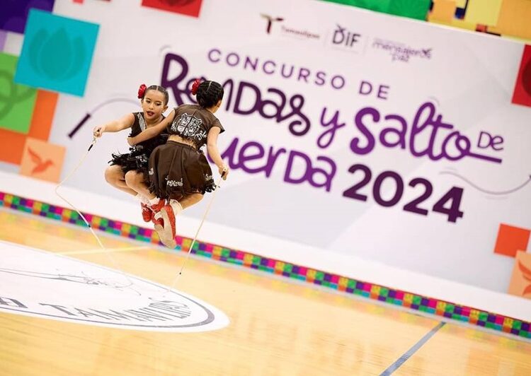 Estudiantes de NLD ganan Concurso Estatal de Rondas y Salto de Cuerda 2024 de DIF Tamaulipas