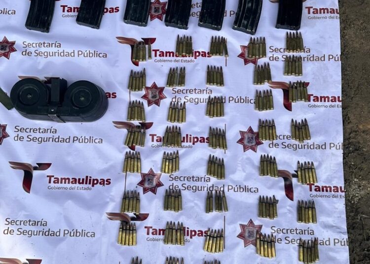 Guardia Estatal asegura armamento, equipo táctico y vehículo con reporte de robo en Valle Hermoso