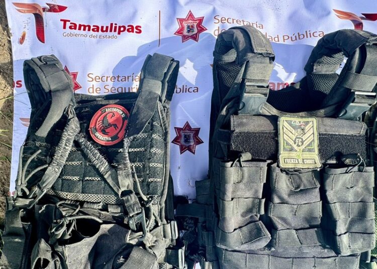 Guardia Estatal asegura armamento, equipo táctico y vehículo con reporte de robo en Valle Hermoso