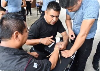 Guardia Estatal inicia cuarto bloque del Curso de Medicina Táctica Policial