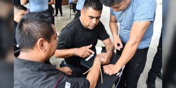 Guardia Estatal inicia cuarto bloque del Curso de Medicina Táctica Policial