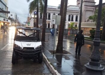 Guardia Estatal mantiene vigilancia tras desborde de Laguna del Carpintero