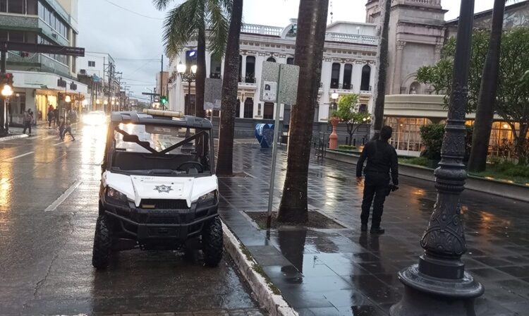 Guardia Estatal mantiene vigilancia tras desborde de Laguna del Carpintero