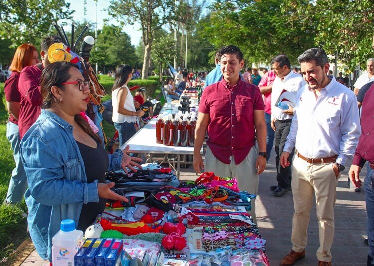 Realizan con éxito el segundo “Mercado Joven” en Ciudad Victoria