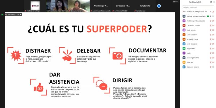 INMUJER imparte curso contra acoso callejero