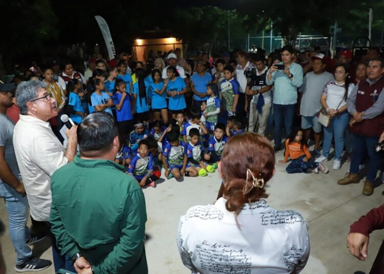 Inaugura alcalde AMM nuevo parque deportivo en el Sector Montealto