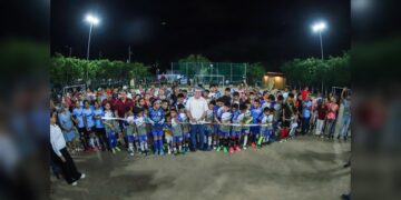 Inaugura alcalde AMM nuevo parque deportivo en el Sector Montealto