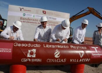 Inicia Américo construcción de gasoducto Libramiento en Reynosa