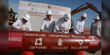 Inicia Américo construcción de gasoducto Libramiento en Reynosa
