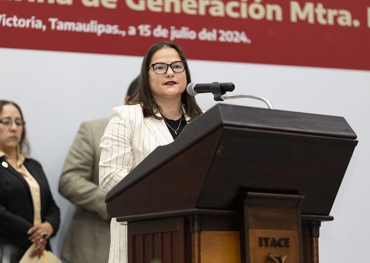 Secretaria Lucía Aimé acudió como madrina de generación 2021-2024 del ITACE