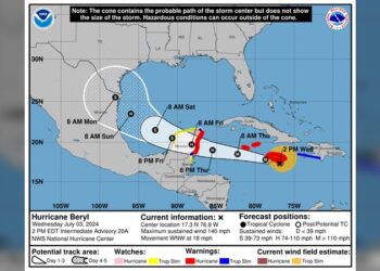 Valle de Texas bajo alerta por huracán “Beryl”