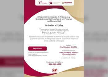 Organiza SIPRODDIS Taller “Personas con Discapacidad, Personas con Actitud”