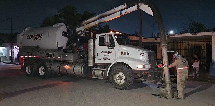 Proporciona COMAPA Altamira mantenimiento a líneas generales de drenaje