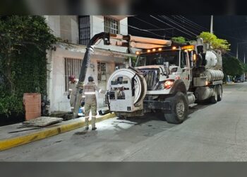 Realiza COMAPA Altamira sondeos en líneas de drenaje en diferentes colonias