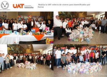 Realiza la UAT colecta de víveres para damnificados por lluvias
