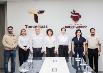 Realiza secretaria Silvia Casas gira de trabajo en Nuevo Laredo