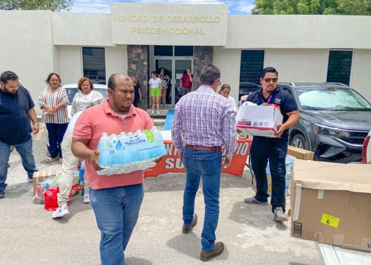 Recaba DIF Tamaulipas más de 28 toneladas de víveres