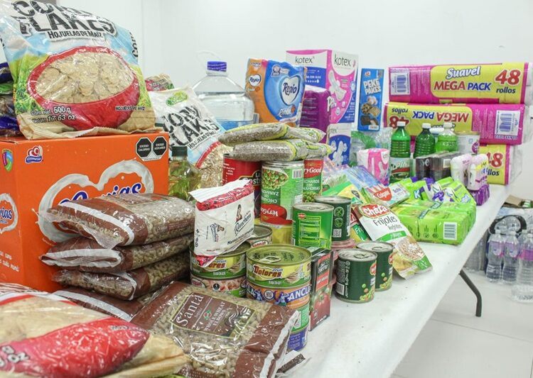 Recaba DIF Tamaulipas más de 28 toneladas de víveres