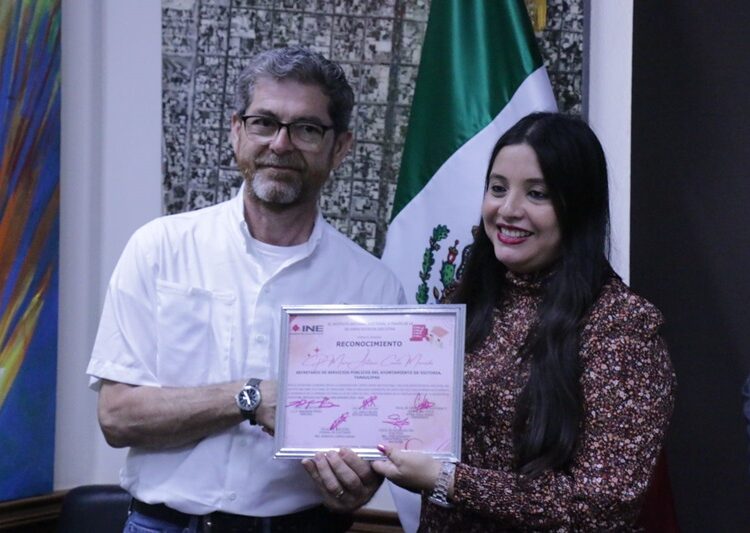 Reconoce INE colaboración del Gobierno de Victoria en fortalecimiento de la democracia