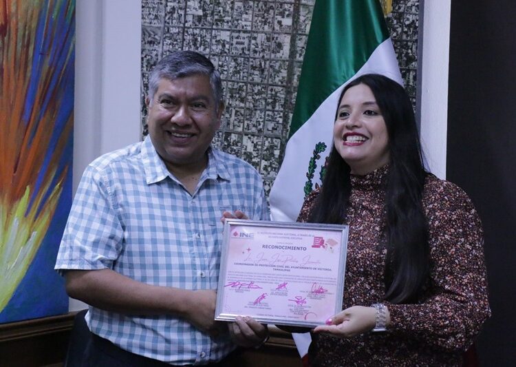 Reconoce INE colaboración del Gobierno de Victoria en fortalecimiento de la democracia