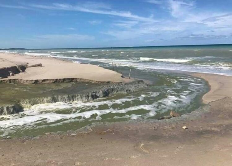 Ruptura del cordón litoral en Altamira: Un fenómeno natural y recurrente