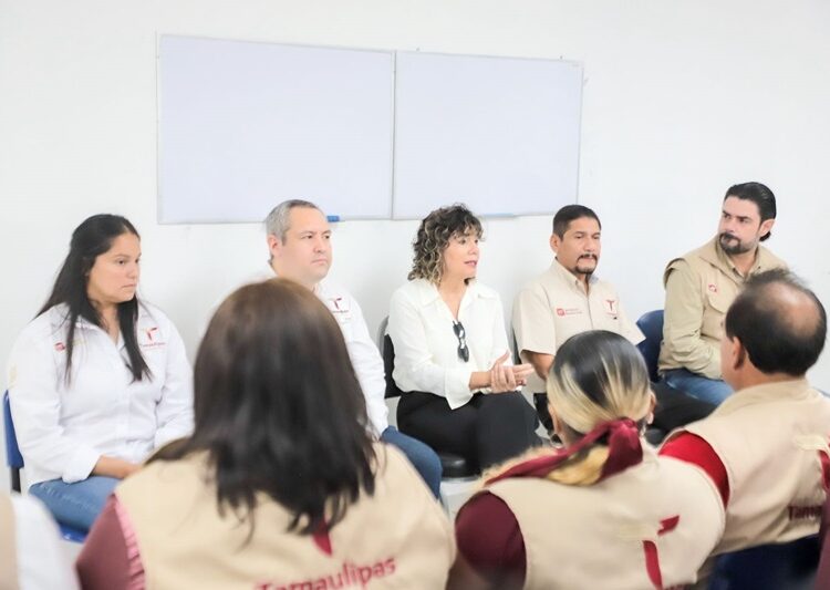 Realiza secretaria Silvia Casas gira de trabajo en Nuevo Laredo