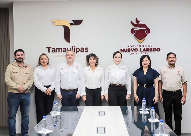 Realiza secretaria Silvia Casas gira de trabajo en Nuevo Laredo