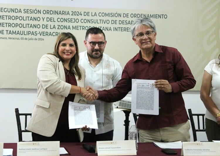 Concretan Tamaulipas y Veracruz zona metropolitana interestatal