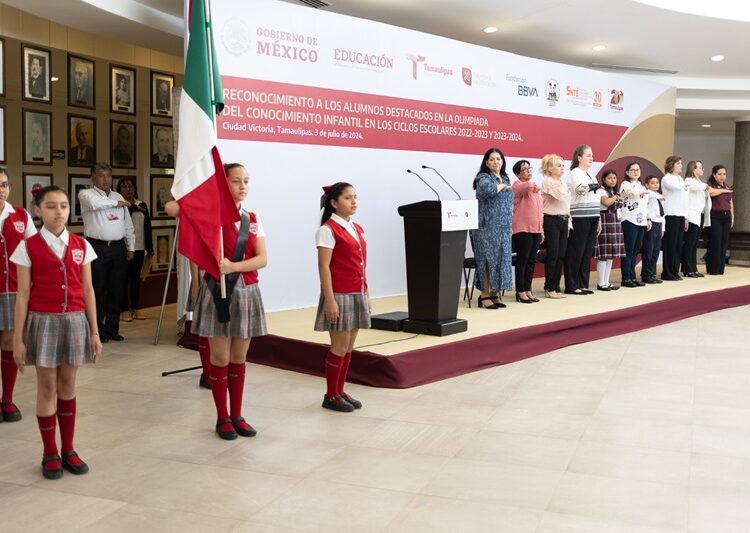 Reconocen a estudiantes y docentes sobresalientes en la Olimpiada del Conocimiento Infantil