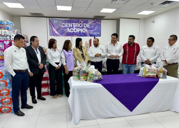 Entrega Secretaría General de Gobierno donativo para damnificados de la tormenta tropical Alberto