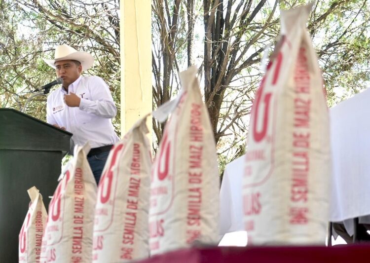 Reciben productores de Palmillas semilla de maíz