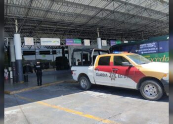 Mantiene Guardia Estatal proximidad en centrales de autobuses