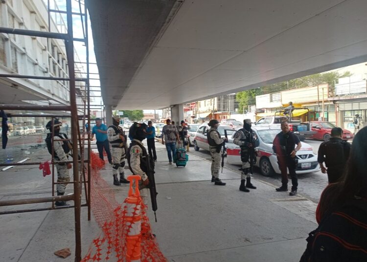 Realizan vigilancia interinstitucional en Central de Autobuses de Reynosa