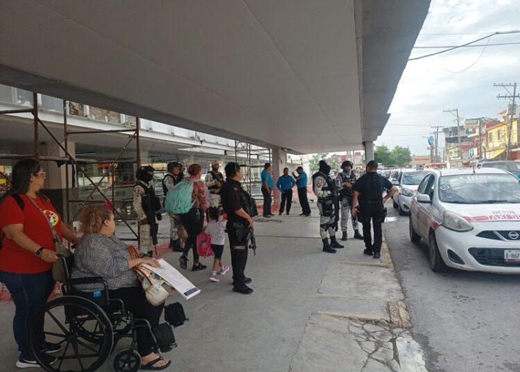 Realizan vigilancia interinstitucional en Central de Autobuses de Reynosa