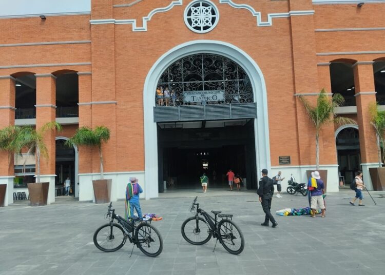 Mantiene agrupamiento ciclista de la Guardia Estatal proximidad en zonas peatonales y turísticas