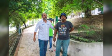 Trabaja Servicios Públicos de Tampico sin descanso, en el mantenimiento de parques y áreas verdes