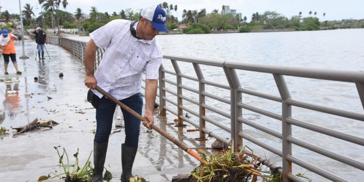 Tampico atiende afectaciones causadas por intensas lluvias