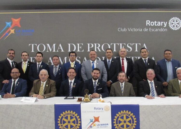 Club Rotario Victoria de Escandón cambia su mesa directiva