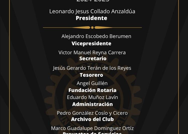 Club Rotario Victoria de Escandón cambia su mesa directiva
