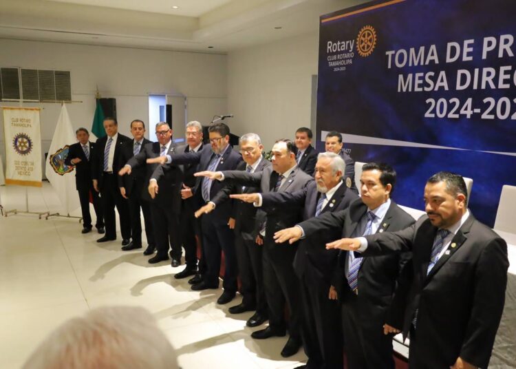 Reconoce Lalo Gattás, espíritu altruista y humanista de Club Rotario Tamaholipa