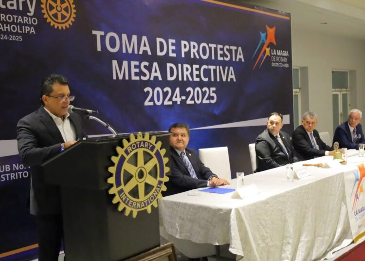 Reconoce Lalo Gattás, espíritu altruista y humanista de Club Rotario Tamaholipa