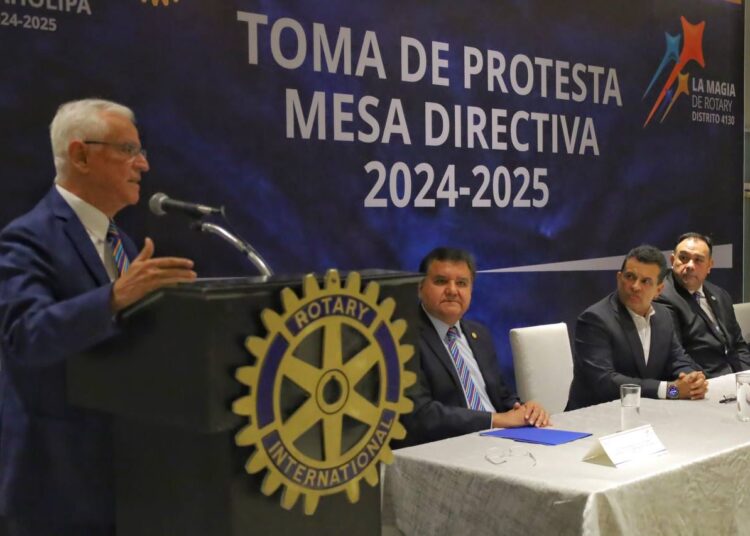 Reconoce Lalo Gattás, espíritu altruista y humanista de Club Rotario Tamaholipa