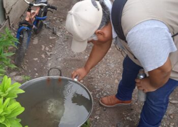 Mantiene SST recorridos para la eliminación de criaderos del dengue
